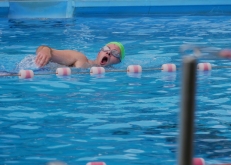 Schwimmer beim Friesathlon; Foto: Christine Siefer